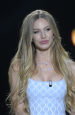 TAYLOR MEGA at Belve at Rai Fabrizio Frizzi Studios in Roma 12/11/2024