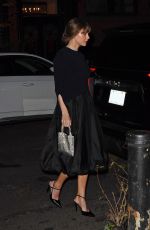 TAYLOR SWIFT and GIGI HADID Out for Dinner in New York 12/03/2024