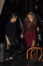 TAYLOR SWIFT and GIGI HADID Out for Dinner in New York 12/03/2024