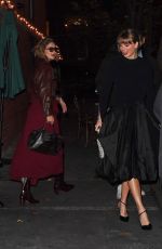 TAYLOR SWIFT and GIGI HADID Out for Dinner in New York 12/03/2024