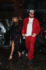 TAYLOR SWIFT and Travis Kelce Arrives at Chez Margaux in New York City 12/28/2024