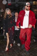 TAYLOR SWIFT and Travis Kelce Arrives at Chez Margaux in New York City 12/28/2024