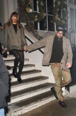 TAYLOR SWIFT and Travis Kelce Out for Dinner with Jack Antonoff and MARGARE QUALLEY in New York 12/27/2024