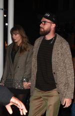 TAYLOR SWIFT and Travis Kelce Out for Dinner with Jack Antonoff and MARGARE QUALLEY in New York 12/27/2024