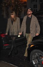 TAYLOR SWIFT and Travis Kelce Out for Dinner with Jack Antonoff and MARGARE QUALLEY in New York 12/27/2024