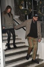 TAYLOR SWIFT and Travis Kelce Out for Dinner with Jack Antonoff and MARGARE QUALLEY in New York 12/27/2024