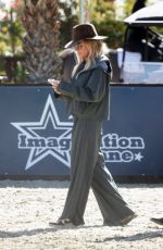 TEDDI MELENCAMP with Her Horse Trainer in Thermal 12/14/2024