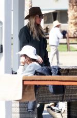 TEDDI MELENCAMP with Her Horse Trainer in Thermal 12/14/2024