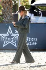 TEDDI MELENCAMP with Her Horse Trainer in Thermal 12/14/2024