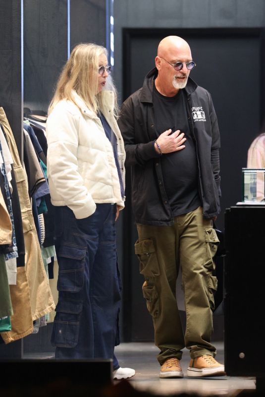 TERRY MANDEL Out for Christmas Shopping at Feature Sneaker Boutique in Calabaas 12/21/2024