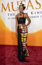 THUSO MBEDU at Mufasa: The Lion King Premiere at Dolby Theatre in Los Angeles 12/09/2024