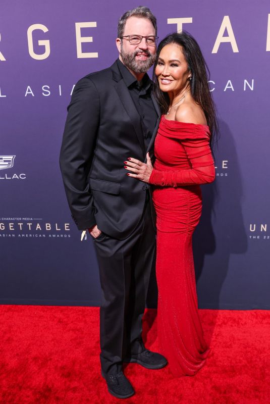 TIA CARRERE at 22nd Annual Unforgettable Gala Asian American Awards 2024 in Beverly Hills 12/14/2024