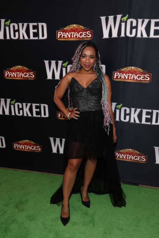 TIFFANY SUTTON at Hollywood Pantages Theatre Los Angeles Opening Night of Wicked: The Musical 12/05/2024