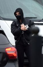 TULISA CONTOSTAVLOS Taking Her Range Rover for an MOT at a Garage in Cheshire 12/12/2024