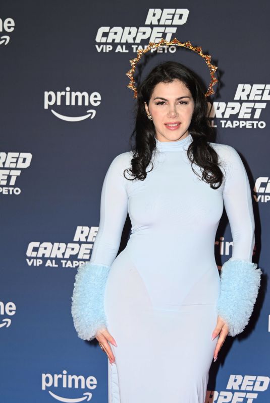 VALENTINA NAPPI at Red Carpet – Vip Al Tappeto in Milan 12/17/2024