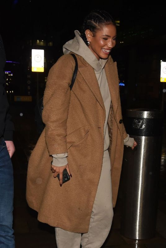 VICK HOPE Leaves Countdown Studios in Manchester 12/04/2024