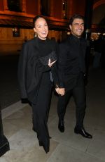 VICKY PATTISON Arrives at Vas J Morgan British Fashion Awards Afterparty in London 12/02/2024