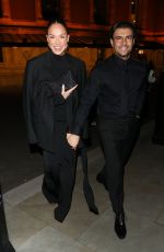 VICKY PATTISON Arrives at Vas J Morgan British Fashion Awards Afterparty in London 12/02/2024