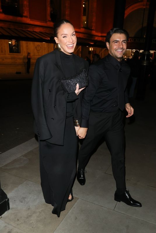 VICKY PATTISON Arrives at Vas J Morgan British Fashion Awards Afterparty in London 12/02/2024