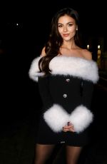 VICTORIA JUSTICE at a Photoshoot 12/21/2024