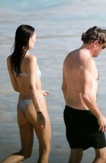 VITTORIA CERETTI in Bikini and Leonardo DiCaprio at a Beach in St. Barts 12/28/2024