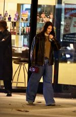 VITTORIA CERETTI Out for Dinner with Her Family in Los Angeles 12/26/2024