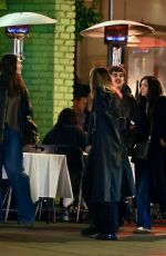 VITTORIA CERETTI Out for Dinner with Her Family in Los Angeles 12/26/2024