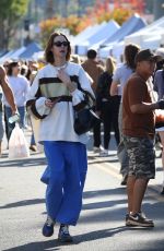 WHITNEY PORT Out Shopping at Studio City Farmers Market 12/01/2024