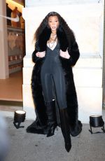 WINNIE HARLOW Arrives at Kim Kardashian