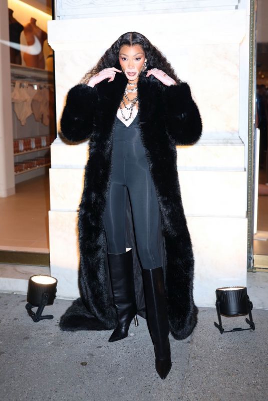 WINNIE HARLOW Arrives at Kim Kardashian