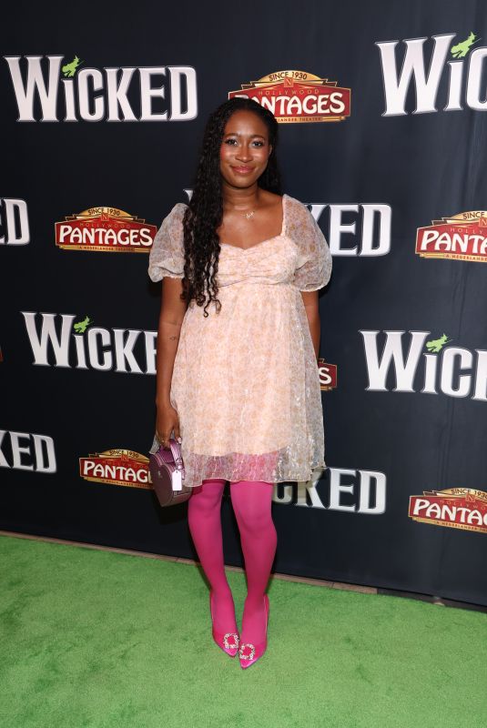 YASMINE SAHID at Hollywood Pantages Theatre Los Angeles Opening Night of Wicked: The Musical 12/05/2024