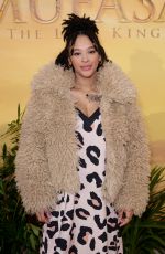 YINKA BOKINNI at Mufasa: The Lion King Screening in London 12/15/2024