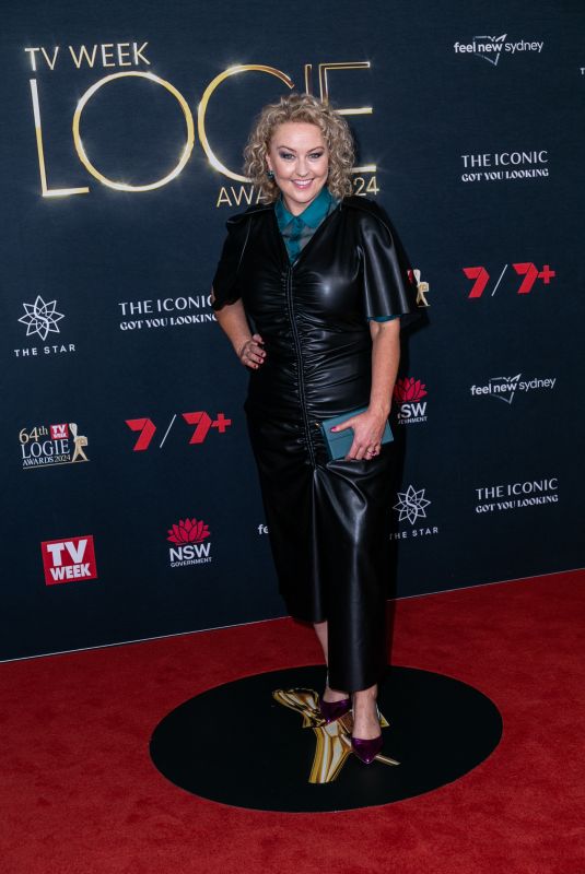 ZAN ROWE at 64th TV WEEK Logie Awards at The Star in Sydney 08/18/2024