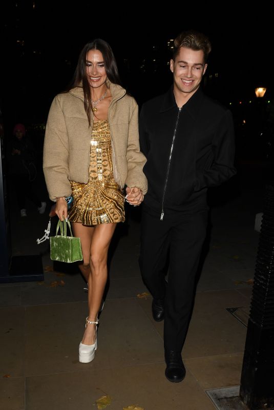 ZARA ZOFFANY Arrives at Vas J Morgan British Fashion Awards Afterparty with ASOS in London 12/02/2024