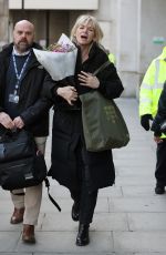 ZOE BALL Leaves BBC Radio 2 Show in London 12/20/2024