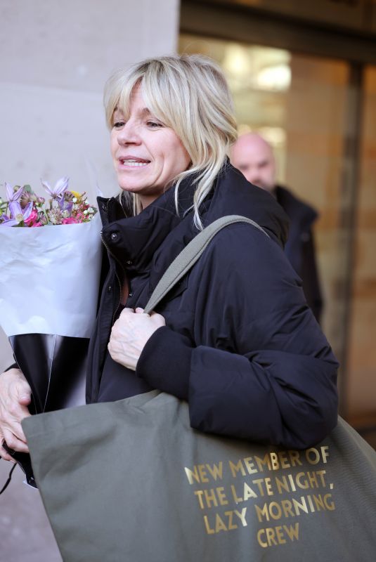 ZOE BALL Leaves BBC Radio 2 Show in London 12/20/2024