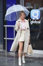 ZOE HARDMAN Arrives at Heart Radio Studios in London 07/04/2024