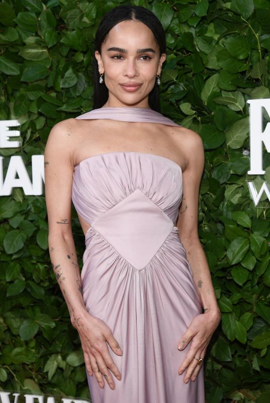 ZOE KRAVITZ at 34th Annual Gotham Awards at Cipriani Wall Street in New York 12/02/2024