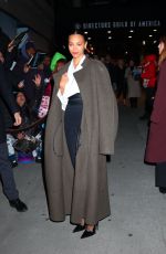 ZOE SALDANA Arrives at Emilia Perez Special Screening in New York 12/03/2024