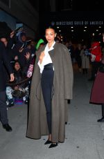 ZOE SALDANA Arrives at Emilia Perez Special Screening in New York 12/03/2024