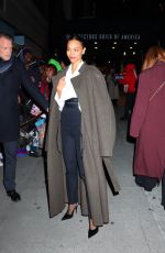 ZOE SALDANA Arrives at Emilia Perez Special Screening in New York 12/03/2024