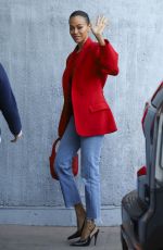 ZOE SALDANA Arrives at Harmony Gold Theater in Los Angeles 12/14/2024