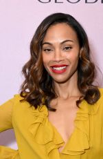 ZOE SALDANA at Golden Globes First-Time Nominee Luncheon at Maybourne Beverly Hills in Los Angeles 12/17/2024