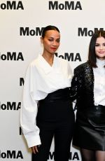 ZOE SALDANA< SELENA GOMEZ and KARLA SOFIA GASCON at MoMA