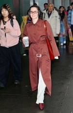 ZOEY DEUTCH Arrives for Her Matinee Performance of Our Town in New York City 12/29/2024