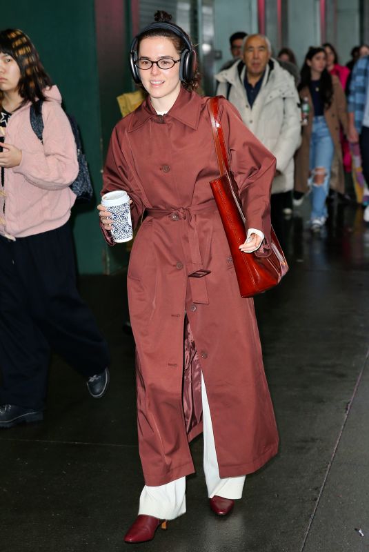 ZOEY DEUTCH Arrives for Her Matinee Performance of Our Town in New York City 12/29/2024