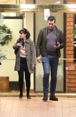 ZOOEY DESCHANEL and Jonathan Scott Out on a Double Dinner Date in Los Angeles 12/29/2024