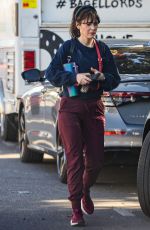 ZOOEY DESCHANEL Leaves Kate Somerville in Los Angeles 12/11/2024
