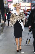 ABBIE STOCKARD Arrives at Good Morning America in New York 01/10/2025