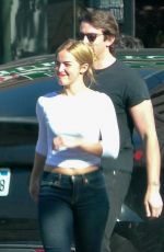 ADDISON RAE Out for Lunch with a Mystery Man in Los Angeles 01/21/2025